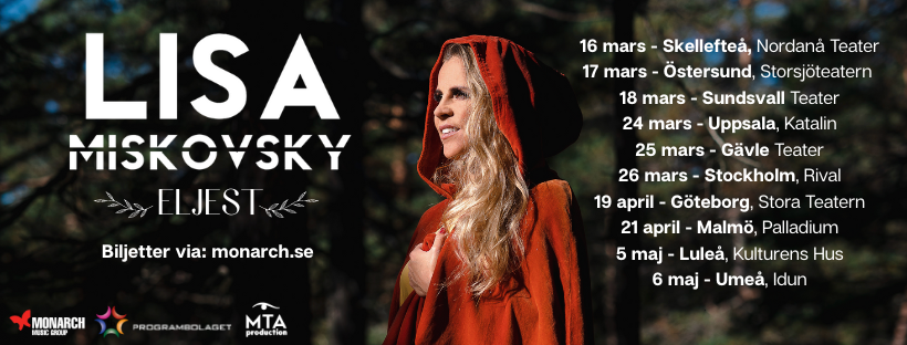 Succé när Lisa Miskovsky gjorde turnépremiär med nya konsertföreställningen 'Eljest'!